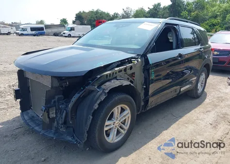 2021 Ford Explorer Xlt из США, поврежденный, VIN 1FMSK8DHXMGA80403